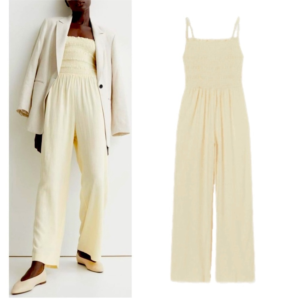 H&M Linen Blend Jumpsuit